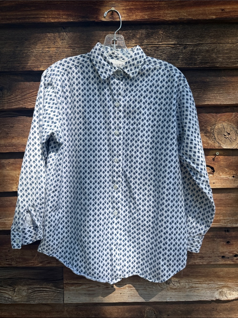 Casey & max vintage button down cotton shirt